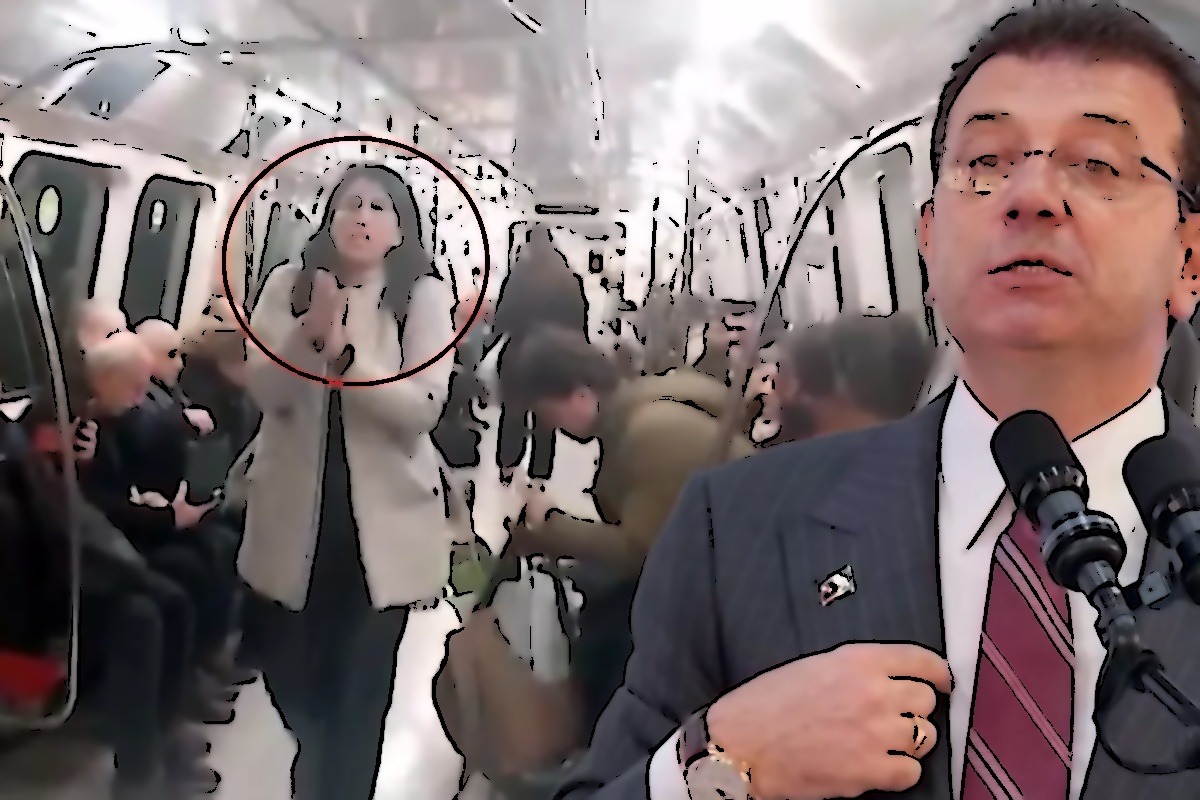 İstanbul'da Metroda Protesto: Ekrem İmamoğlu'nun Gözaltına Alınması Sonrası Tepkiler